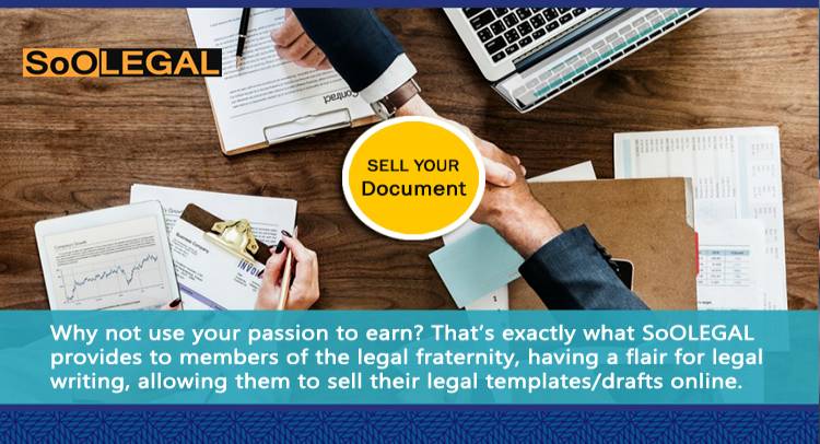 Sell Legal templates/drafts Online