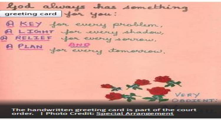 Emotional scenes at SC as court receives a note of gratitude from a 10 year old boyold