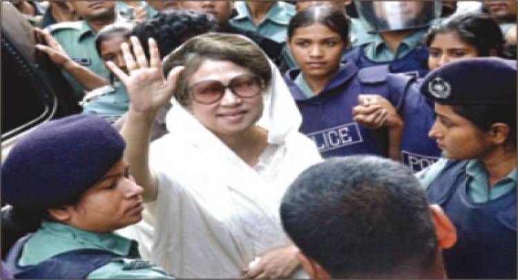 Former PM of Bangladesh,Khaleeda Zia sentenced to five years imprisonment on corruption charges
