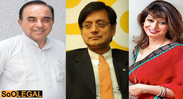 Sunanda Pushkar Murder Case: Subramanian Swamy Moves Delhi HC For Time-Bound SIT Probe [Read Petition]