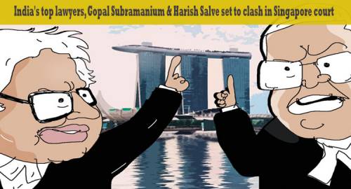 India's Top Lawyers Harish Salve and Gopal Subramanium Set to Clash in Singapore Court