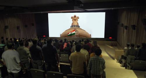 No need to stand in the theater during the national anthem: Supreme Court