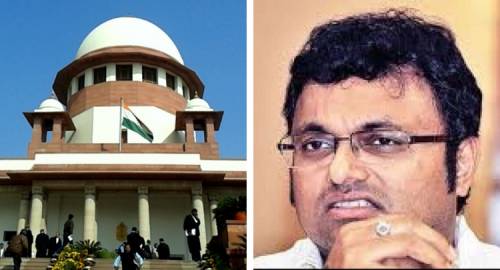 INX case SC allows Karti to go abroad but with conditions