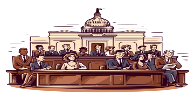 DECENCY IN COURT HALL