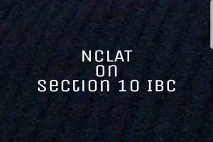 Rejection of application by corporate debtor for initiation of corporate insolvency resolution process.