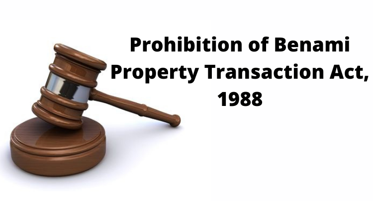 BENAMI TRANSACTION – ITS IMPLICATIONS